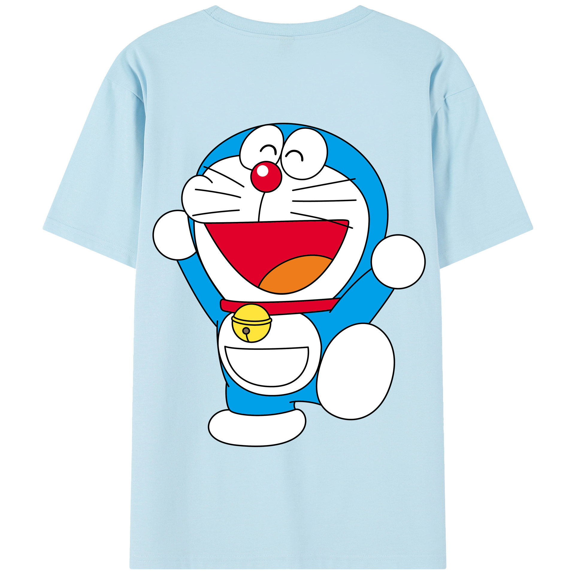 （画像用） ドラえもん Doraemon 綿100％半袖Tシャツ（背面プリント）